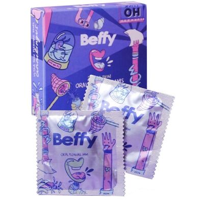 Beffy Latex Oral Dam Fuchsia - Προστατευτικό στόματος για στοματικό Beffy Latex Oral Dam Fuchsia - Προστατευτικό στόματος για στοματικό