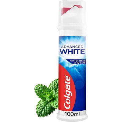 Colgate Advanced Whitening Toothpaste Pump - 100 ml Colgate Advanced Whitening Toothpaste Pump - 100 ml