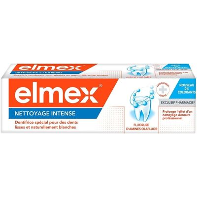 Elmex Model Tandpasta Intensieve Reiniging - Wittering & Cavity Protection Elmex Model Tandpasta Intensieve Reiniging - Wittering & Cavity Protection