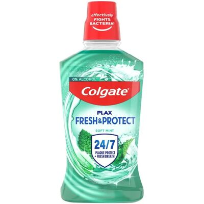 Colgate Plax Soft Mint Munnskyll 500ml Colgate Plax Soft Mint Munnskyll 500ml