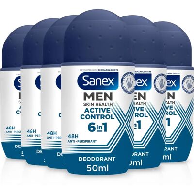Sanex - Men Active Control - 50ml - Roll-On Deodorant Sanex - Men Active Control - 50ml - Roll-On Deodorant