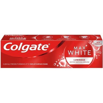 Colgate Max White Luminous Toothpaste - Whitening Teeth Colgate Max White Luminous Toothpaste - Whitening Teeth