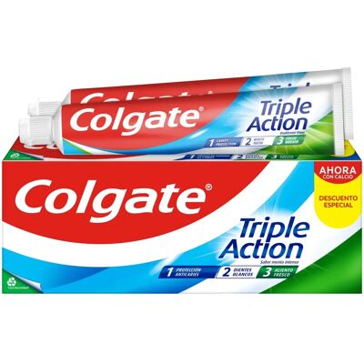 Colgate Triple Action Zahnpasta - 2 x 75 ml Colgate Triple Action Zahnpasta - 2 x 75 ml