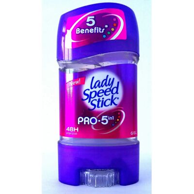 Lady Speed Stick Pro 5 in 1 Gel Antitranspirant Damen, 65g Lady Speed Stick Pro 5 in 1 Gel Antitranspirant Damen, 65g
