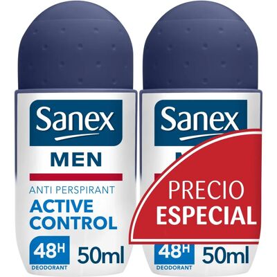 Sanex Men Active Control 48H Roll-On Deodorant - Deodorant Sanex Men Active Control 48H Roll-On Deodorant - Deodorant