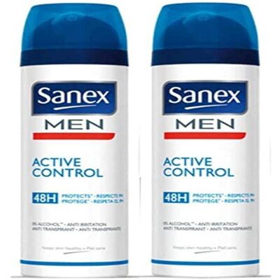 Sanex Men Active Control 48h Deodorant Vaporizer Duo 2 X 200 Ml For Men Sanex Men Active Control 48h Deodorant Vaporizer Duo 2 X 200 Ml For Men