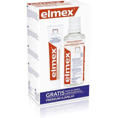 Set de protecție împotriva cariei Elmex pentru bărbați - Pastă de dinți & Apă de gură Set de protecție împotriva cariei Elmex pentru bărbați - Pastă de dinți & Apă de gură