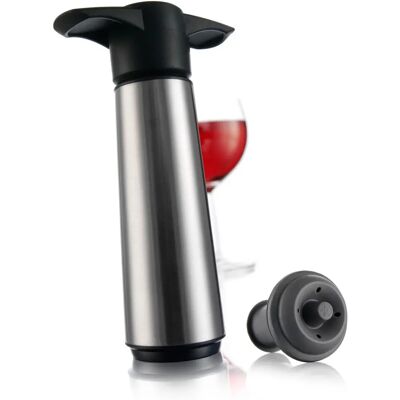 Vacu Vin Vinbevarer Rustfritt Stål - Bevarer Vin Opp til 10 Dager Vacu Vin Vinbevarer Rustfritt Stål - Bevarer Vin Opp til 10 Dager