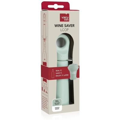 Pompe à vide Loop Jade de Vacu Vin - Système de conservation du vin Pompe à vide Loop Jade de Vacu Vin - Système de conservation du vin