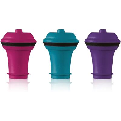 Vacu Vin Vinbespare Vakuumpropper - 3 stk Vacu Vin Vinbespare Vakuumpropper - 3 stk
