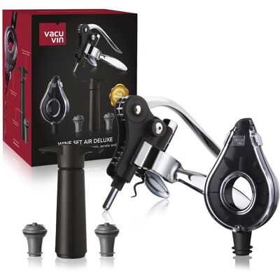 Conjunto de vino Air Deluxe VACU VIN - Accesorios de vino Conjunto de vino Air Deluxe VACU VIN - Accesorios de vino