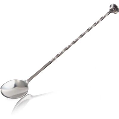 Cuillère à Bar en Argent Vacu Vin - Cocktail - 27.7cm Cuillère à Bar en Argent Vacu Vin - Cocktail - 27.7cm