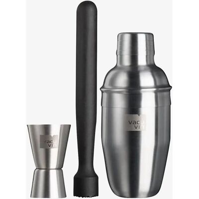 Vacu Vin Cocktailsett - Rustfritt Stål - 3 deler Vacu Vin Cocktailsett - Rustfritt Stål - 3 deler