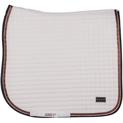 ANKY Baumwoll-Twill Dressur-Sattelpad - Elegant, atmungsaktiv, quadratische Steppung ANKY Baumwoll-Twill Dressur-Sattelpad - Elegant, atmungsaktiv, quadratische Steppung