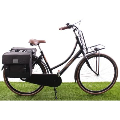 Looxs Origin Dubbele Fietstas - 39L Waterdicht Polyester Zwart Looxs Origin Dubbele Fietstas - 39L Waterdicht Polyester Zwart