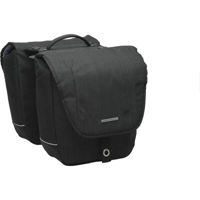 Sacoche vélo double New Looxs Avero Racktime - 25L - Noir - Publicité Sacoche vélo double New Looxs Avero Racktime - 25L - Noir - Publicité