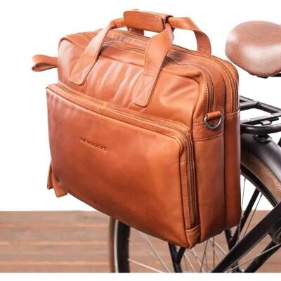 New Looxs Leren Laptop Tas Cali 17L - Fietsen New Looxs Leren Laptop Tas Cali 17L - Fietsen