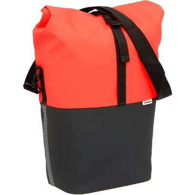 New Looxs Nyborg Single Fietstas - 17L Waterdicht, Rood-Zwart New Looxs Nyborg Single Fietstas - 17L Waterdicht, Rood-Zwart