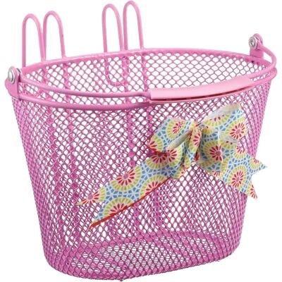 Looxs Asti Meisjes Fietsmand - Roze - 8L Looxs Asti Meisjes Fietsmand - Roze - 8L