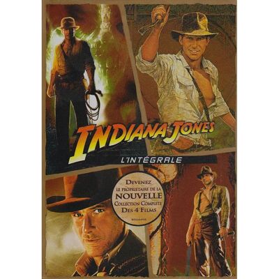 Coffret 4 DVD Indiana Jones - Collection de Films - Publicité Coffret 4 DVD Indiana Jones - Collection de Films - Publicité