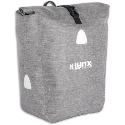 Lynx Fahrradtasche 23L Wasserdicht Grau - Leicht, Einfach zu Montieren Lynx Fahrradtasche 23L Wasserdicht Grau - Leicht, Einfach zu Montieren