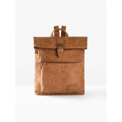 bonprix Rucksack - Braun - Praktischer Rucksack in Lederoptik mit zwei Reißverschlusstaschen - Rucksack bonprix Rucksack - Braun - Praktischer Rucksack in Lederoptik mit zwei Reißverschlusstaschen - Rucksack