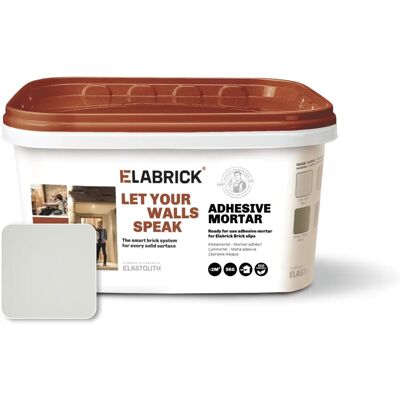 ELABRICK Pegamento para revestimientos - Uso interior y exterior - 5kg ELABRICK Pegamento para revestimientos - Uso interior y exterior - 5kg