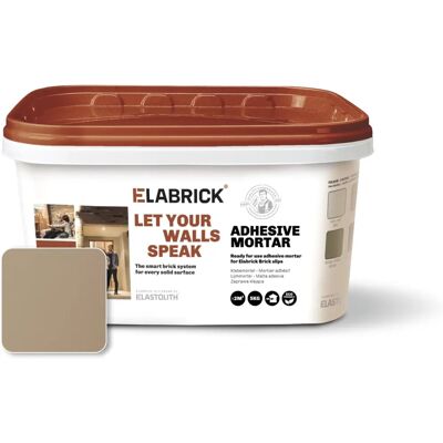 Elabrick Pegamento para revestimientos 5kg - Adhesivo de construcción Elabrick Pegamento para revestimientos 5kg - Adhesivo de construcción