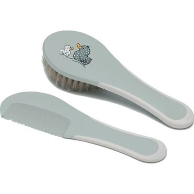Bébé-jou Sepp Baby-Haarbürste & Kammset – Natürliche Borsten Bébé-jou Sepp Baby-Haarbürste & Kammset – Natürliche Borsten
