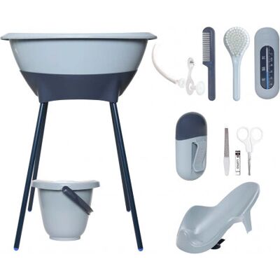LUMA Babycare L10441 Zestaw kąpielowy dla niemowląt - Niebieski LUMA Babycare L10441 Zestaw kąpielowy dla niemowląt - Niebieski