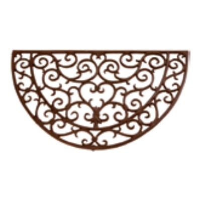 Esschert Design LH37 alfombra de puerta - Alfombra decorativa de hierro fundido, semi-circular Esschert Design LH37 alfombra de puerta - Alfombra decorativa de hierro fundido, semi-circular