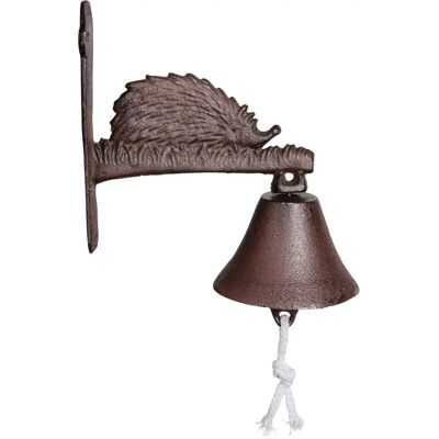 Esschert Design - Cast Iron Hedgehog Garden Bell Esschert Design - Cast Iron Hedgehog Garden Bell