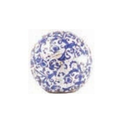 Esschert Design - Sfera da giardino in ceramica multicolore - Vaso - Decorazione esterna - 18 cm Esschert Design - Sfera da giardino in ceramica multicolore - Vaso - Decorazione esterna - 18 cm