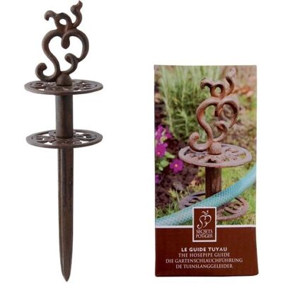 Esschert Design Gartenschlauchführung - Schlauchführung mit Erdspieß - Rostbraun Esschert Design Gartenschlauchführung - Schlauchführung mit Erdspieß - Rostbraun