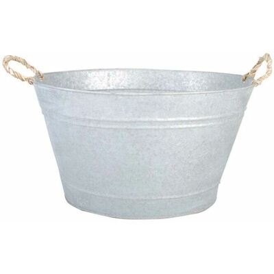 Esschert Design 8714982057175 jardinière en zinc - Intérieur/extérieur - Argentée - Publicité Esschert Design 8714982057175 jardinière en zinc - Intérieur/extérieur - Argentée - Publicité