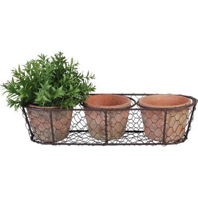 Esschert Design AT11 flowerpot set - 6 pieces Esschert Design AT11 flowerpot set - 6 pieces