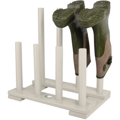 VidaXL Esschert Design Estante de botas blanca CF48W - Organizador VidaXL Esschert Design Estante de botas blanca CF48W - Organizador