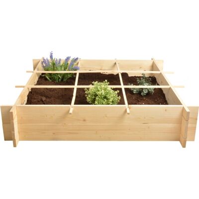 Esschert Design B1012 Jardin Carré en Bois - Potager - Publicité Esschert Design B1012 Jardin Carré en Bois - Potager - Publicité