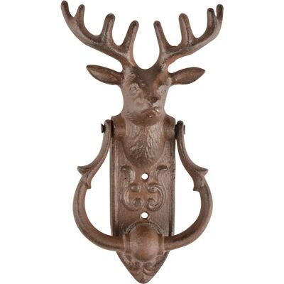 Esschert Design DB78 Door Knocker - Rustic Iron Deer Esschert Design DB78 Door Knocker - Rustic Iron Deer