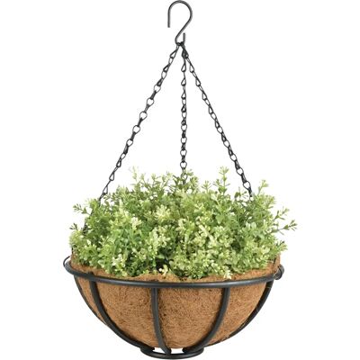 Esschert Design BPH72 Ripustuskori - 30cm kookoskuidun vuorauksella Esschert Design BPH72 Ripustuskori - 30cm kookoskuidun vuorauksella