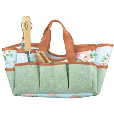 Torba na narzędzia ogrodowe z juty Esschert Design - Wytrzymała, składana, z kieszeniami Torba na narzędzia ogrodowe z juty Esschert Design - Wytrzymała, składana, z kieszeniami
