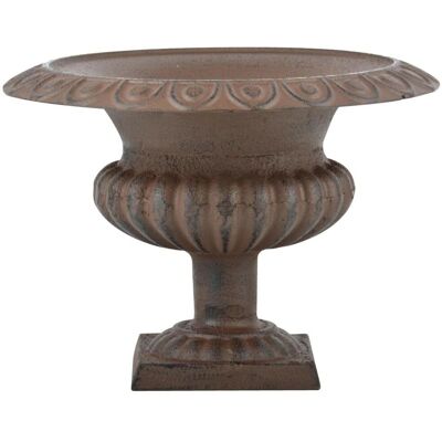 Bavicchi Brown Garden Vase - Gusseisen, Low, Size M - Garden Decor Bavicchi Brown Garden Vase - Gusseisen, Low, Size M - Garden Decor