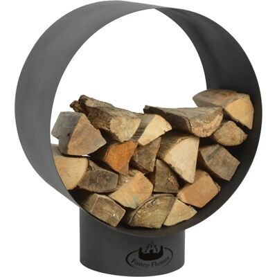 Esschert Design FF282 Surround de cheminée - Support cylindrique en acier - Publicité Esschert Design FF282 Surround de cheminée - Support cylindrique en acier - Publicité