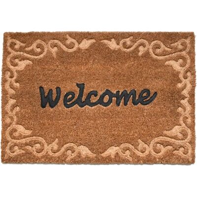 Esschert Design RB215 black welcome door mat - Door Mat Esschert Design RB215 black welcome door mat - Door Mat