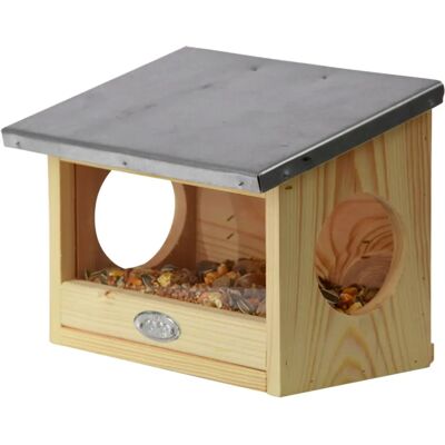 Comedero para ardillas Esschert Design - Madera - 25.3x17.6x18.7 cm - Accesorio para animales de jardín Comedero para ardillas Esschert Design - Madera - 25.3x17.6x18.7 cm - Accesorio para animales de jardín