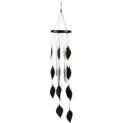 Esschert Design Windspiel - Schwarz - 11,2x61,5cm - Wind Chime Esschert Design Windspiel - Schwarz - 11,2x61,5cm - Wind Chime