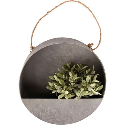 Esschert Design OZ67 vaso da fiori - Da muro, Rotondo, 35x10.6 cm Esschert Design OZ67 vaso da fiori - Da muro, Rotondo, 35x10.6 cm