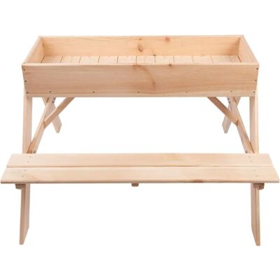 Esschert Design KG225 Außentisch - Picknick/Sandkasten 2-in-1 für Kinder Esschert Design KG225 Außentisch - Picknick/Sandkasten 2-in-1 für Kinder