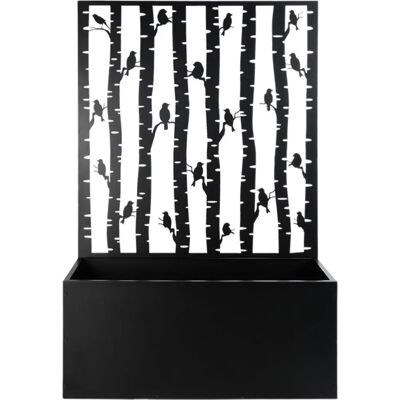 Jardinière Esschert Design PY127 - Treillis Motif Oiseau pour Jardin - Publicité Jardinière Esschert Design PY127 - Treillis Motif Oiseau pour Jardin - Publicité