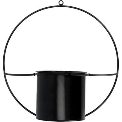 Esschert Design PY147 Wisząca czarna metalowa donica - Donica Esschert Design PY147 Wisząca czarna metalowa donica - Donica